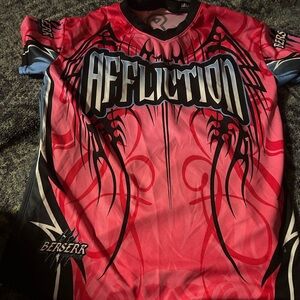 Affliction berserk cancer awareness jersey